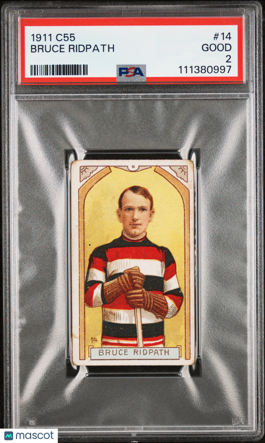 1911 C55 Bruce Ridpath #14 PSA 2