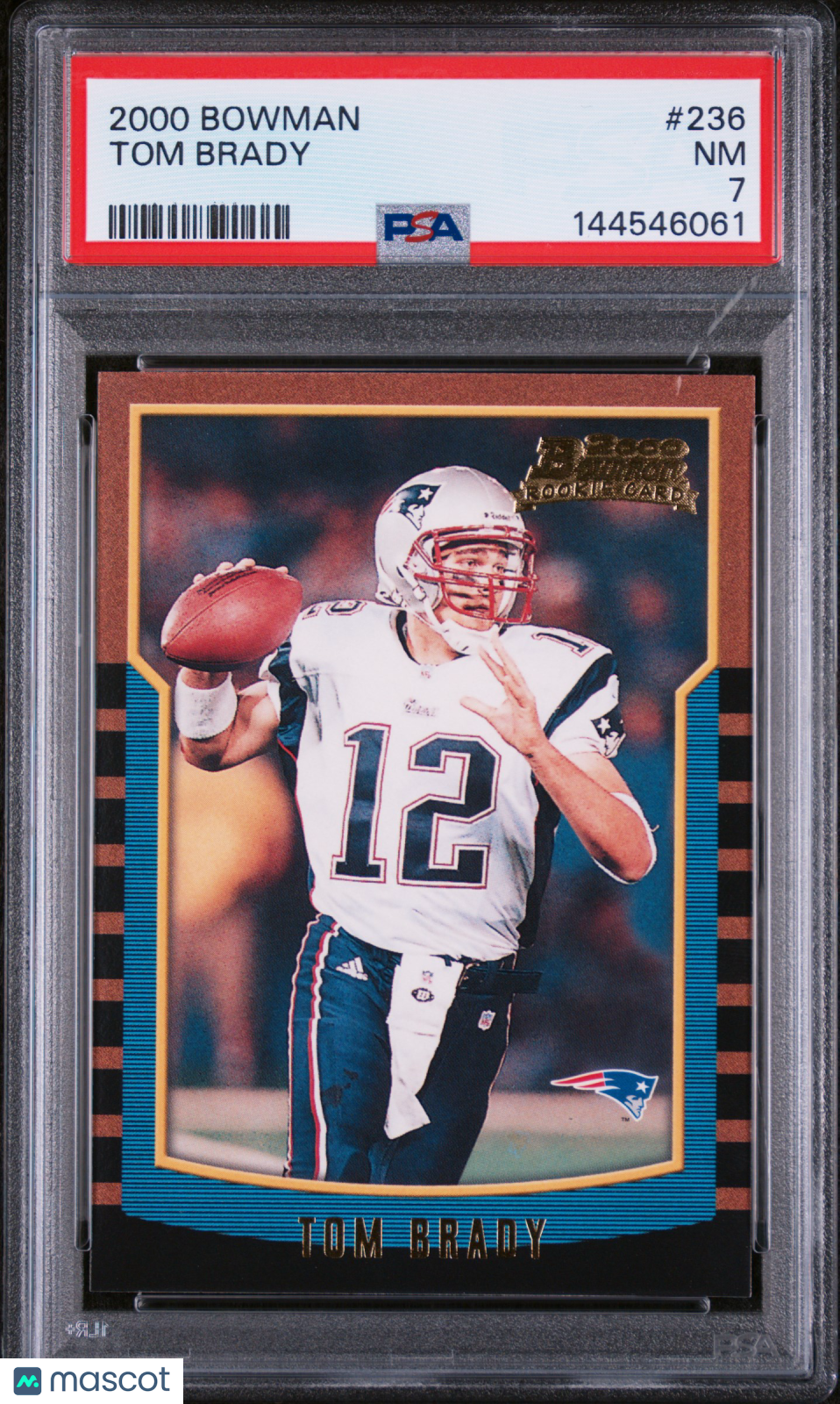 2000 Bowman Tom Brady #236 PSA 7