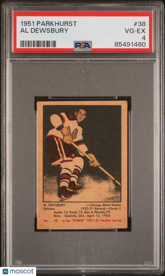 1951 Parkhurst Al Dewsbury #38 PSA 4