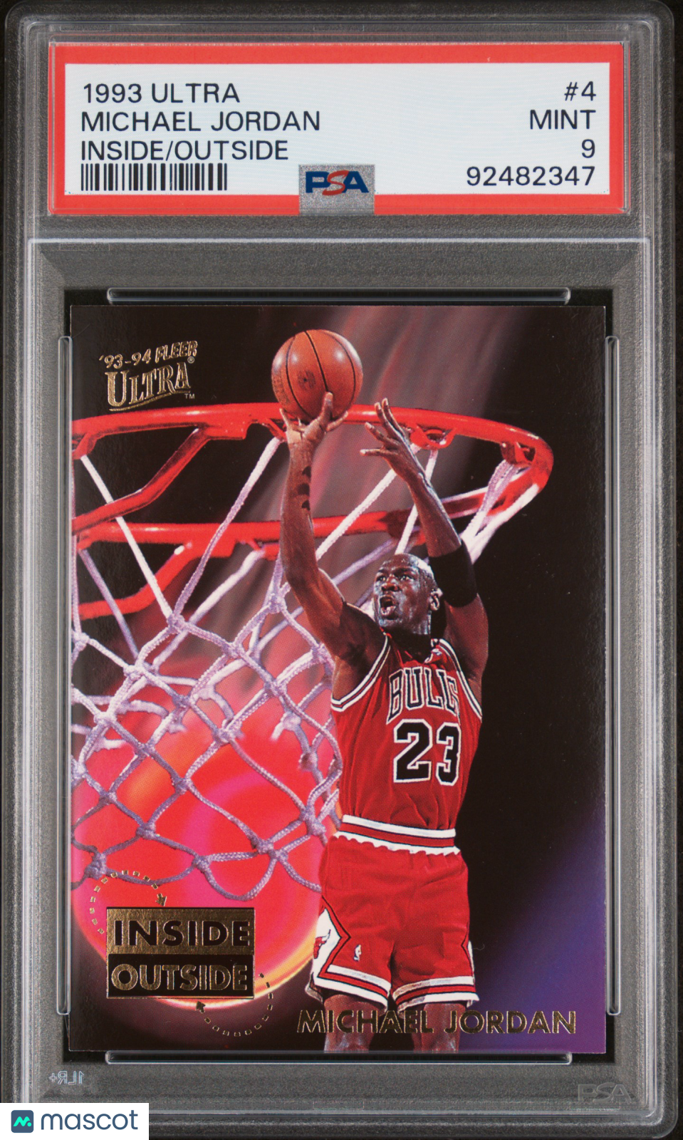 1993 Ultra Inside/Outside Michael Jordan #4 PSA 9