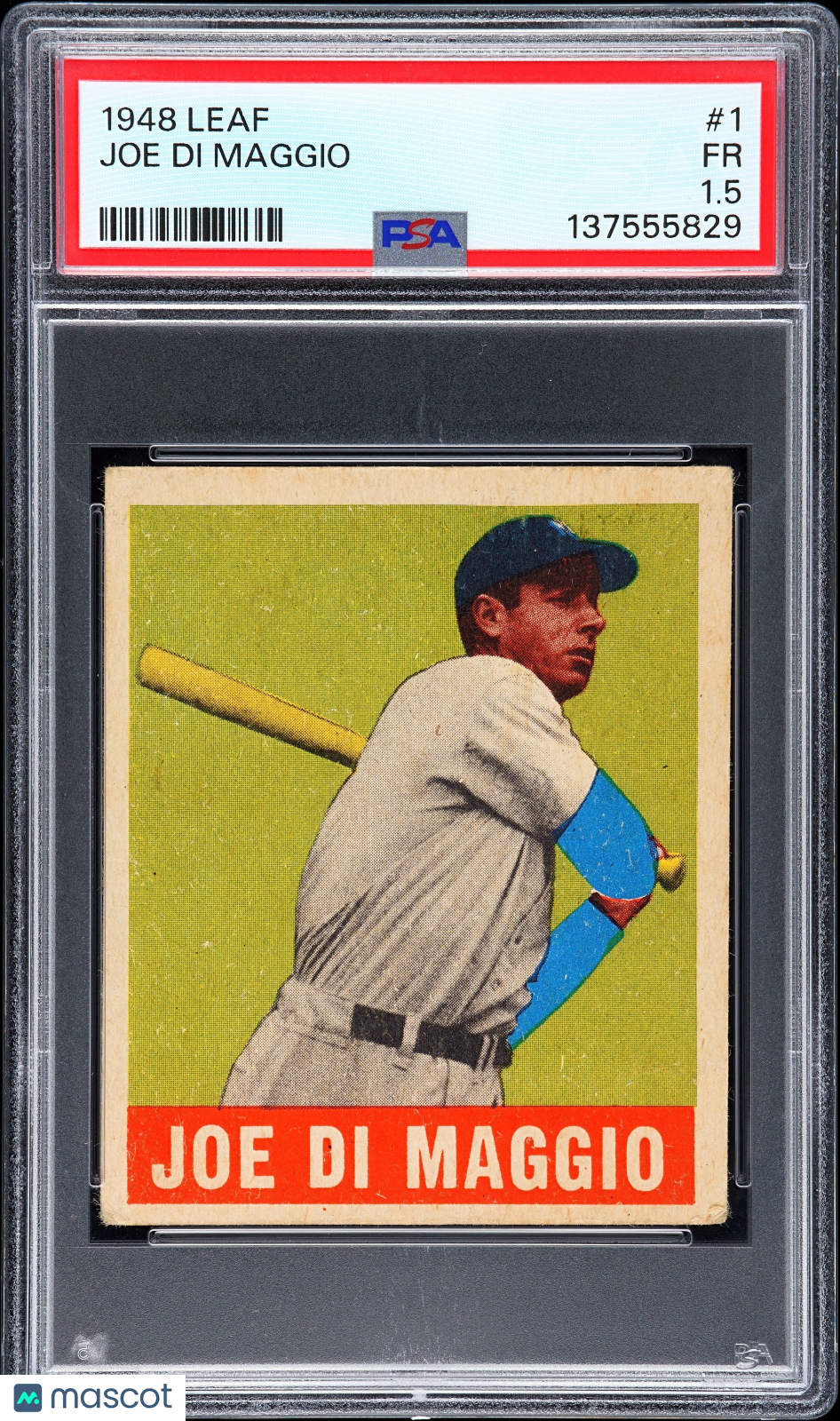 1948 Leaf Joe DI Maggio #1 PSA 1.5