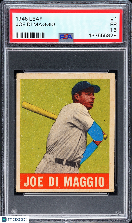 1948 Leaf Joe DI Maggio #1 PSA 1.5