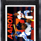 1991 Upper Deck Hank Aaron #27 Baseball Heroes Autograph 2500 SGC 7