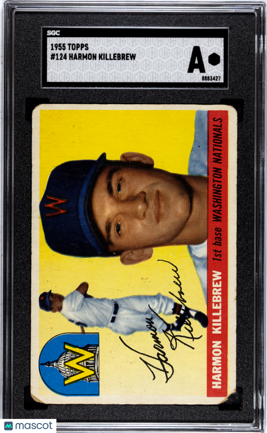 1955 Topps Harmon Killebrew #124 SGC A