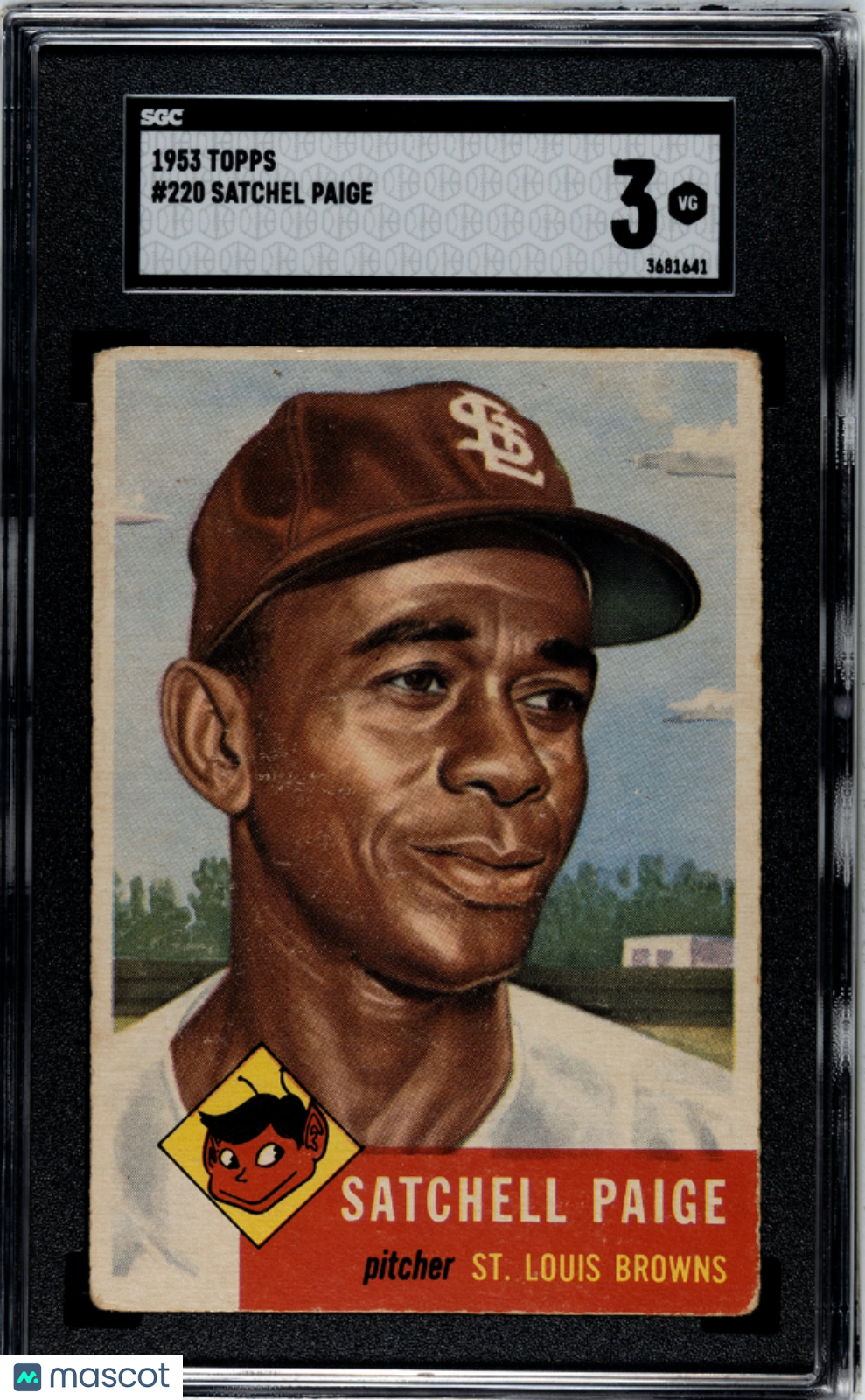 1953 Topps Satchel Paige #220 SGC 3
