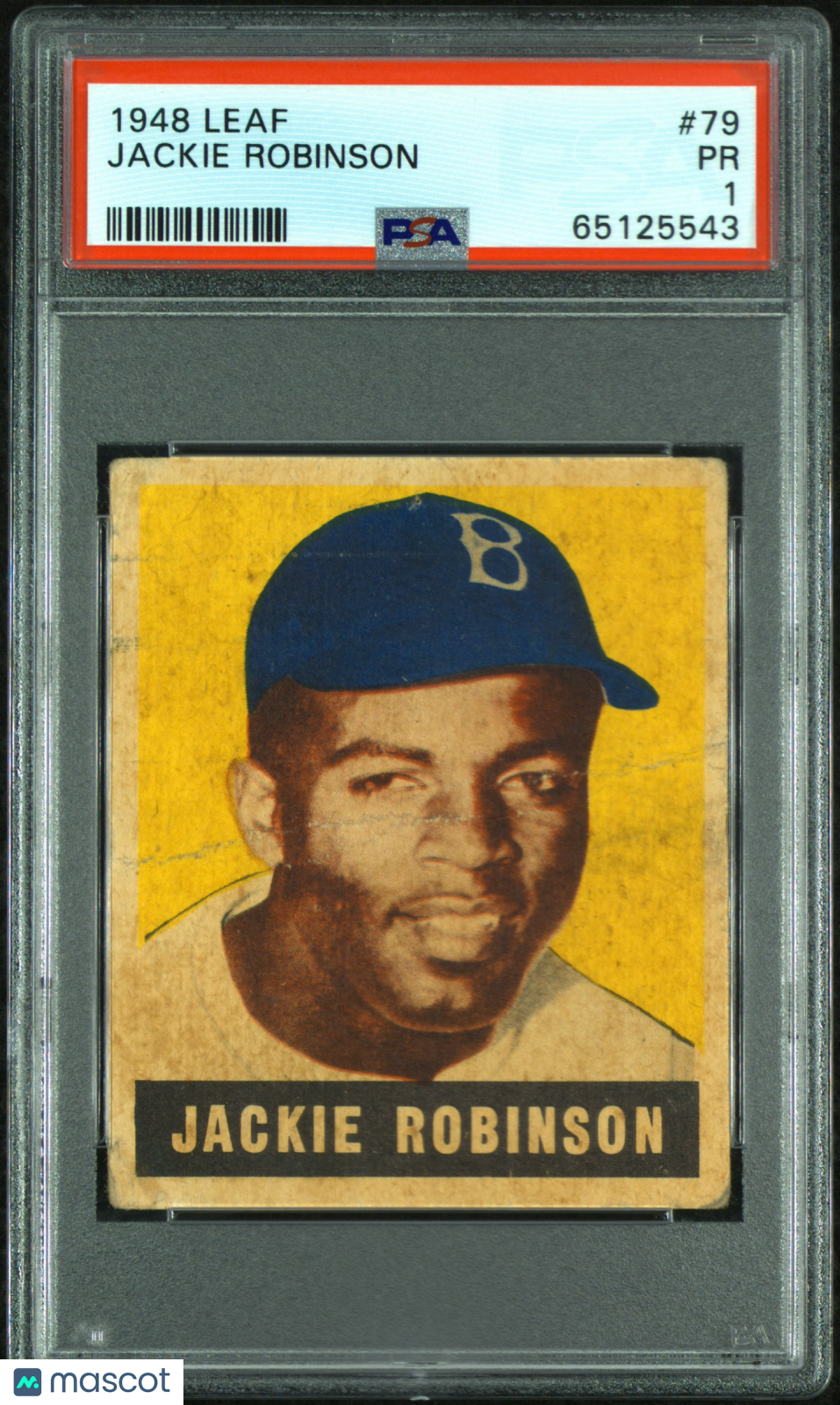 1948 Leaf Jackie Robinson #79 PSA 1