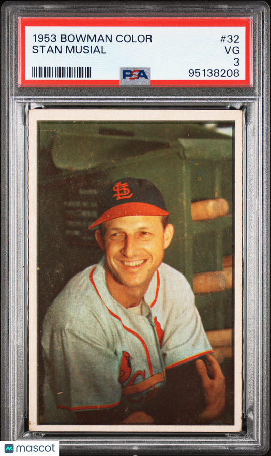 1953 Bowman Color Stan Musial #32 PSA 3