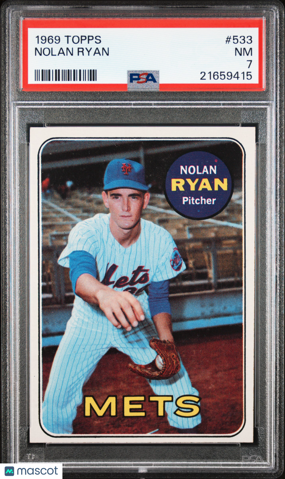 1969 Topps Nolan Ryan #533 PSA 7