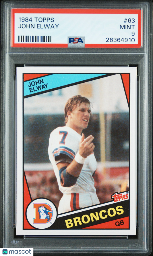 1984 Topps John Elway #63 PSA 9