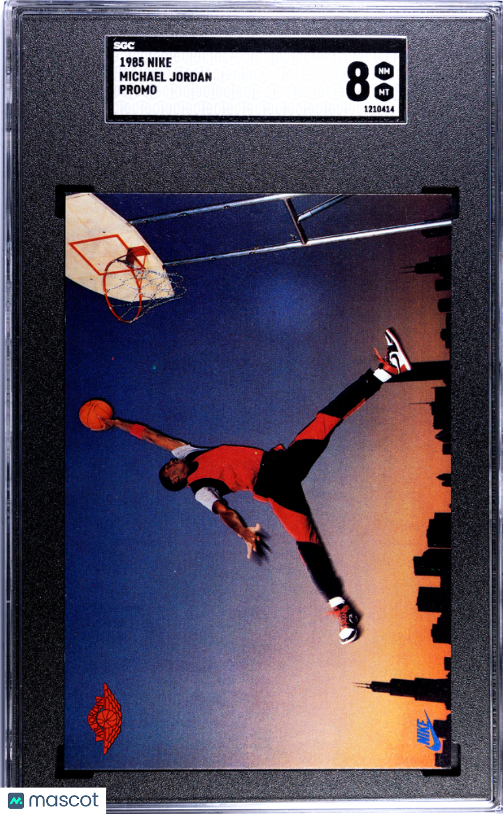 1985 Nike Michael Jordan Promo SGC 8