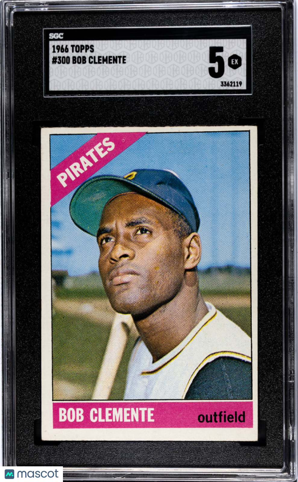 1966 Topps Bob Clemente #300 SGC 5