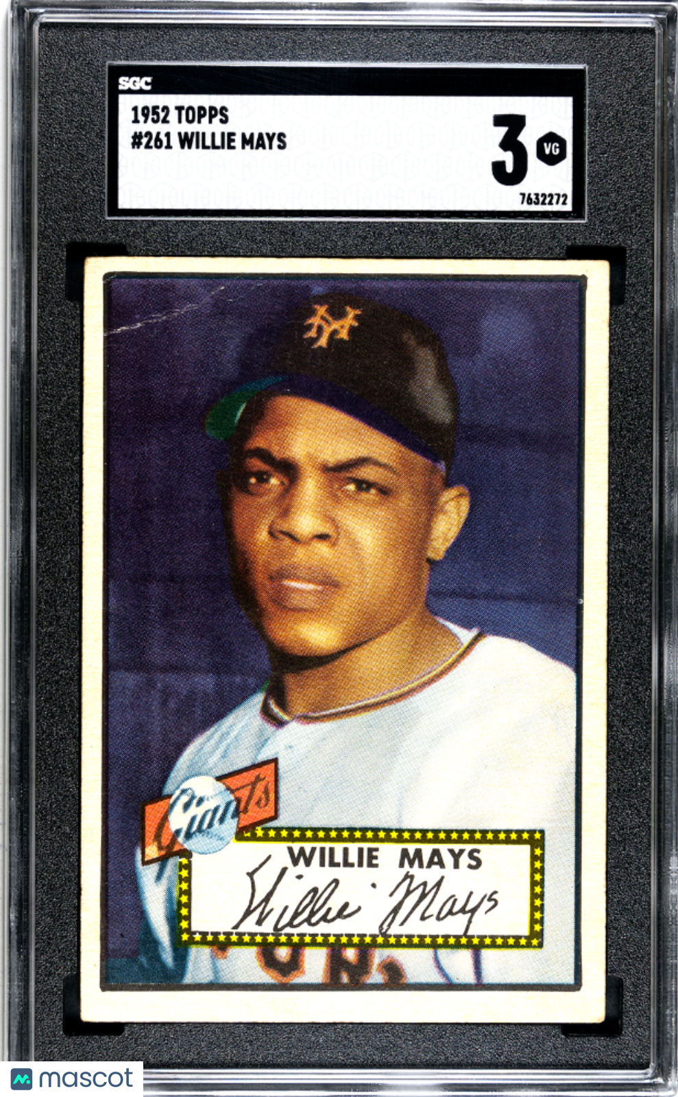 1952 Topps Willie Mays #261 SGC 3