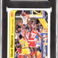 1986 Fleer Sticker Akeem Olajuwon #9 SGC 7