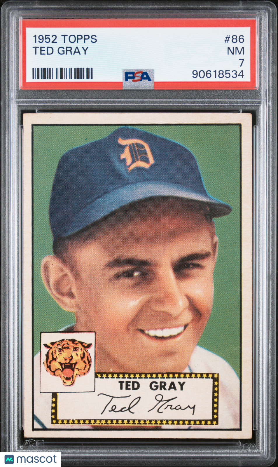 1952 Topps Ted Gray #86 PSA 7