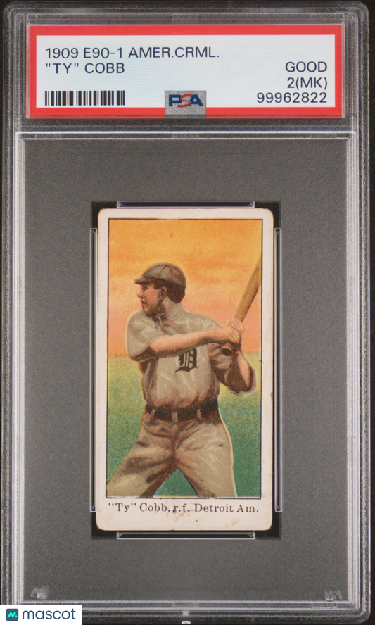 1909 E90-1 American Caramel "ty" Cobb MK PSA 2