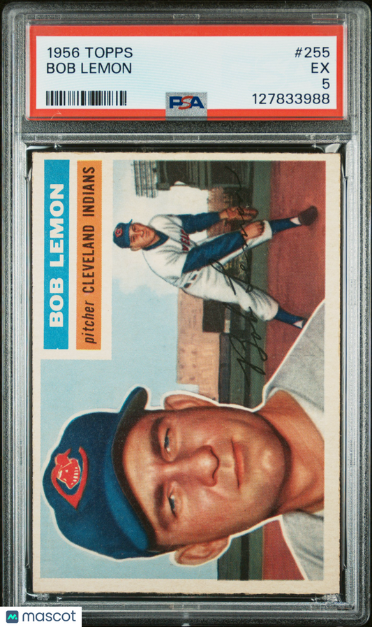 1956 Topps Bob Lemon #255 PSA 5