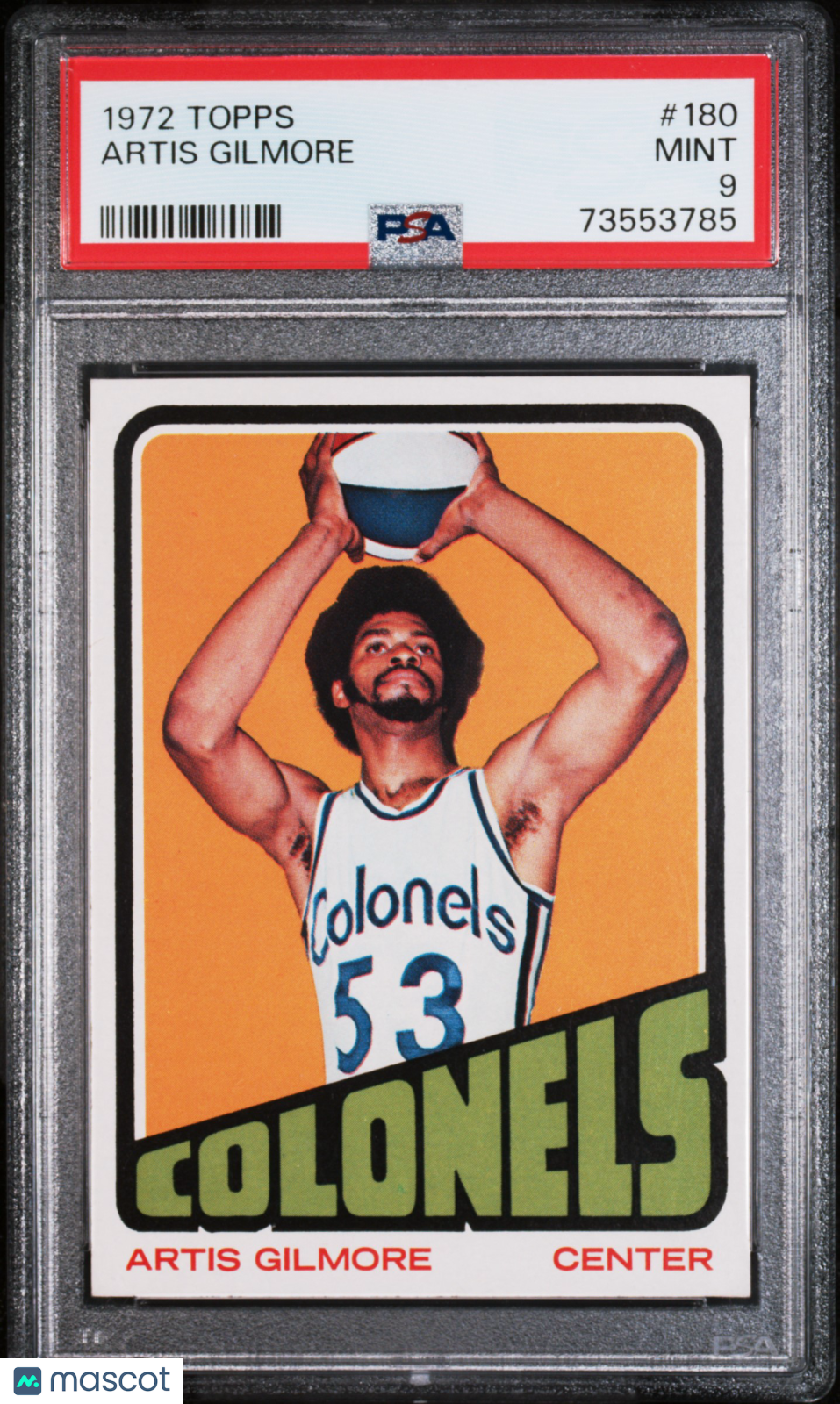 1972 Topps Artis Gilmore #180 PSA 9