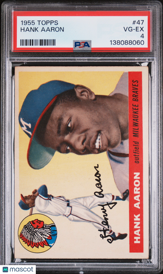 1955 Topps Hank Aaron #47 PSA 4