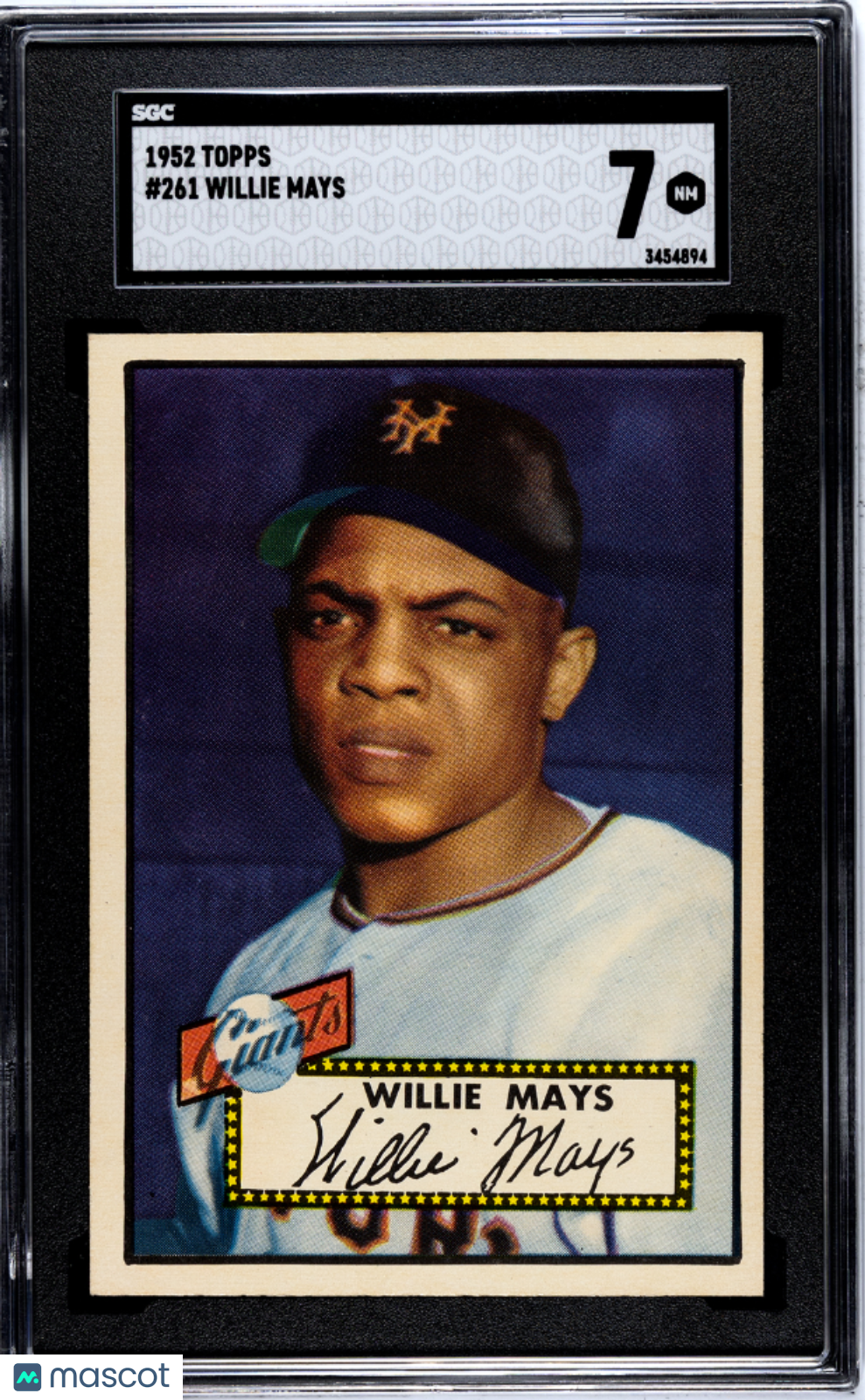 1952 Topps Willie Mays #261 SGC 7