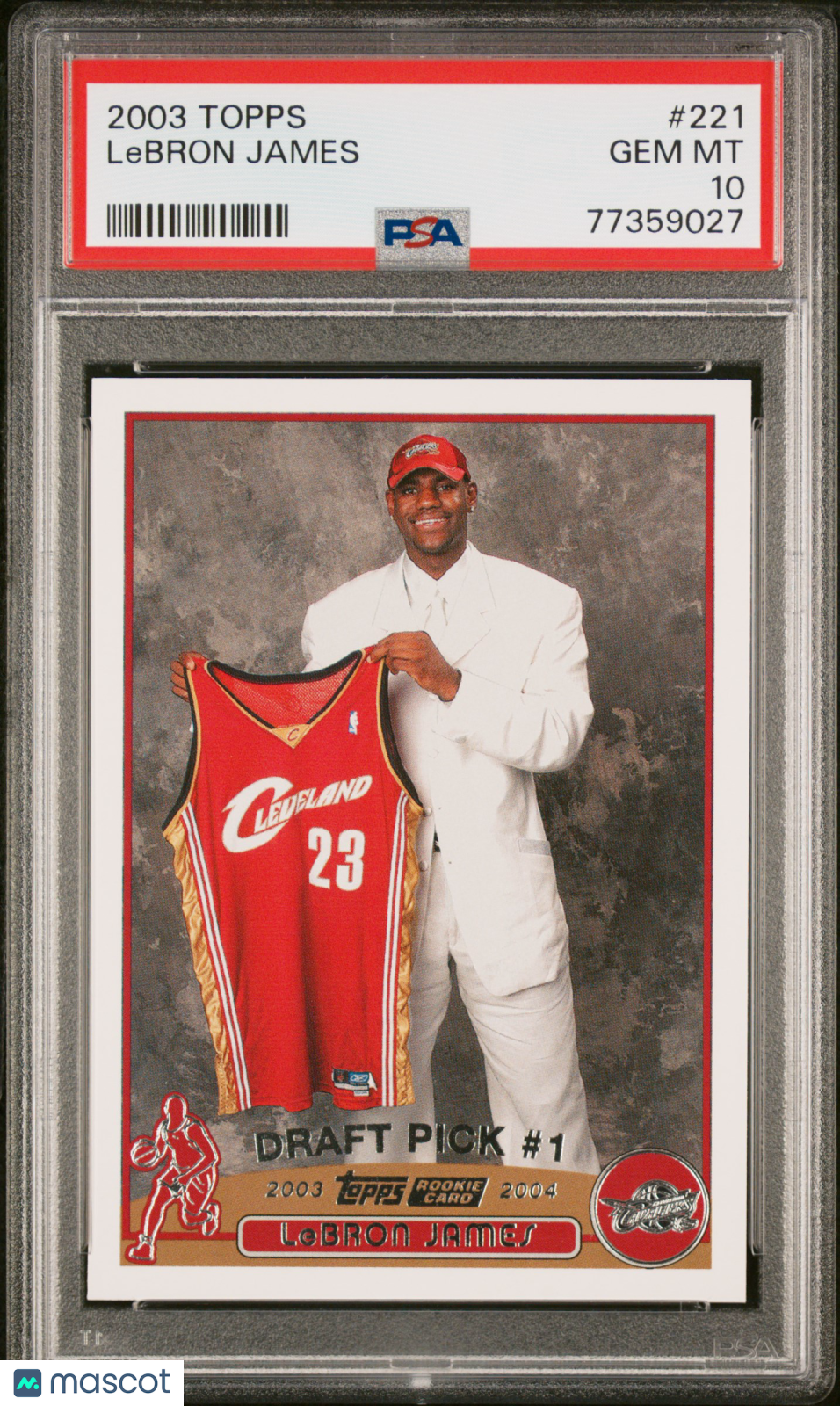 2003 Topps LeBron James #221 PSA 10