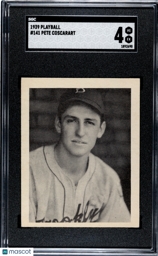 1939 Playball Pete Coscarart #141 SGC 4