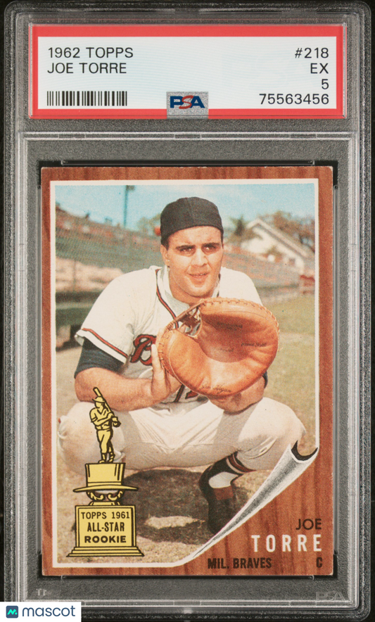 1962 Topps Joe Torre #218 PSA 5