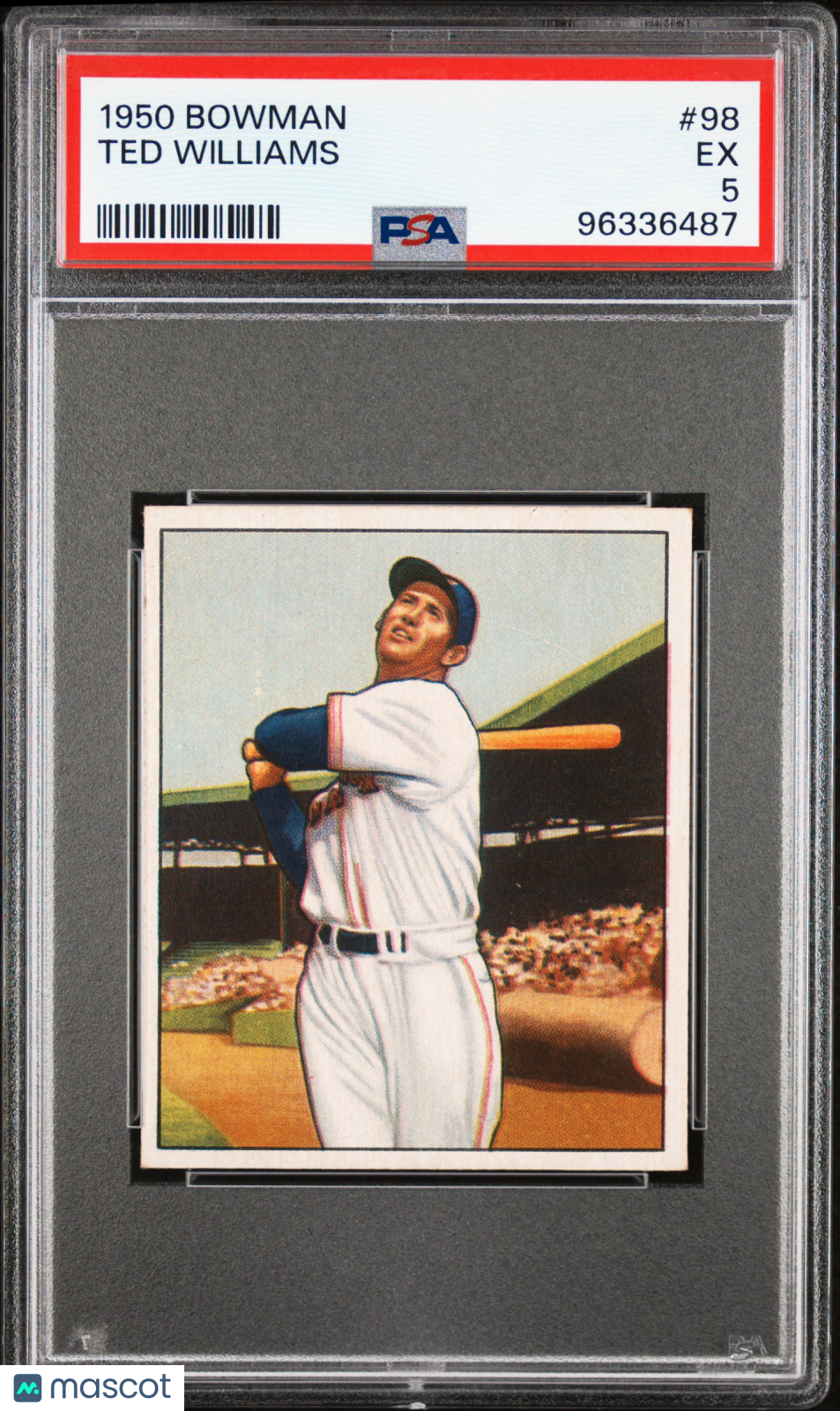 1950 Bowman Ted Williams #98 PSA 5