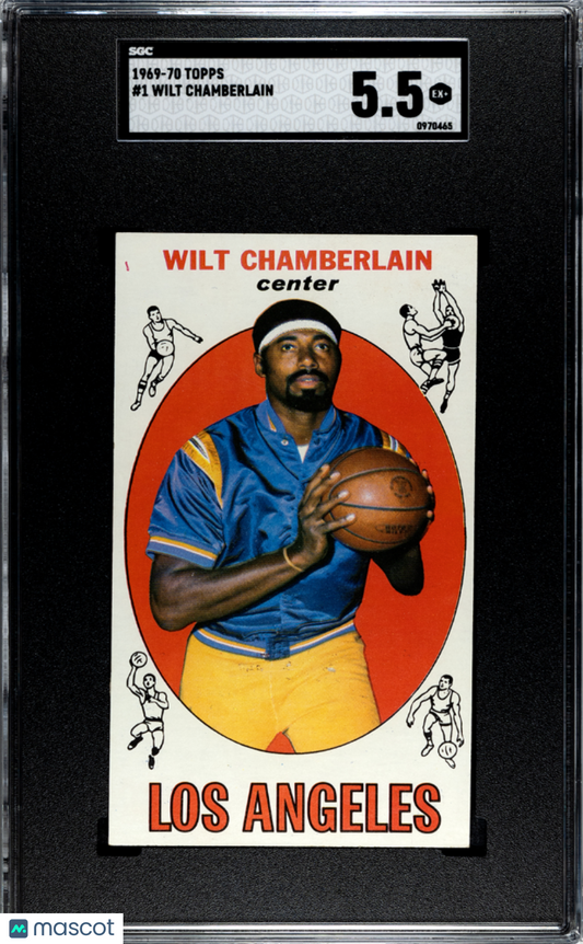 1969 Topps Wilt Chamberlain #1 SGC 5.5