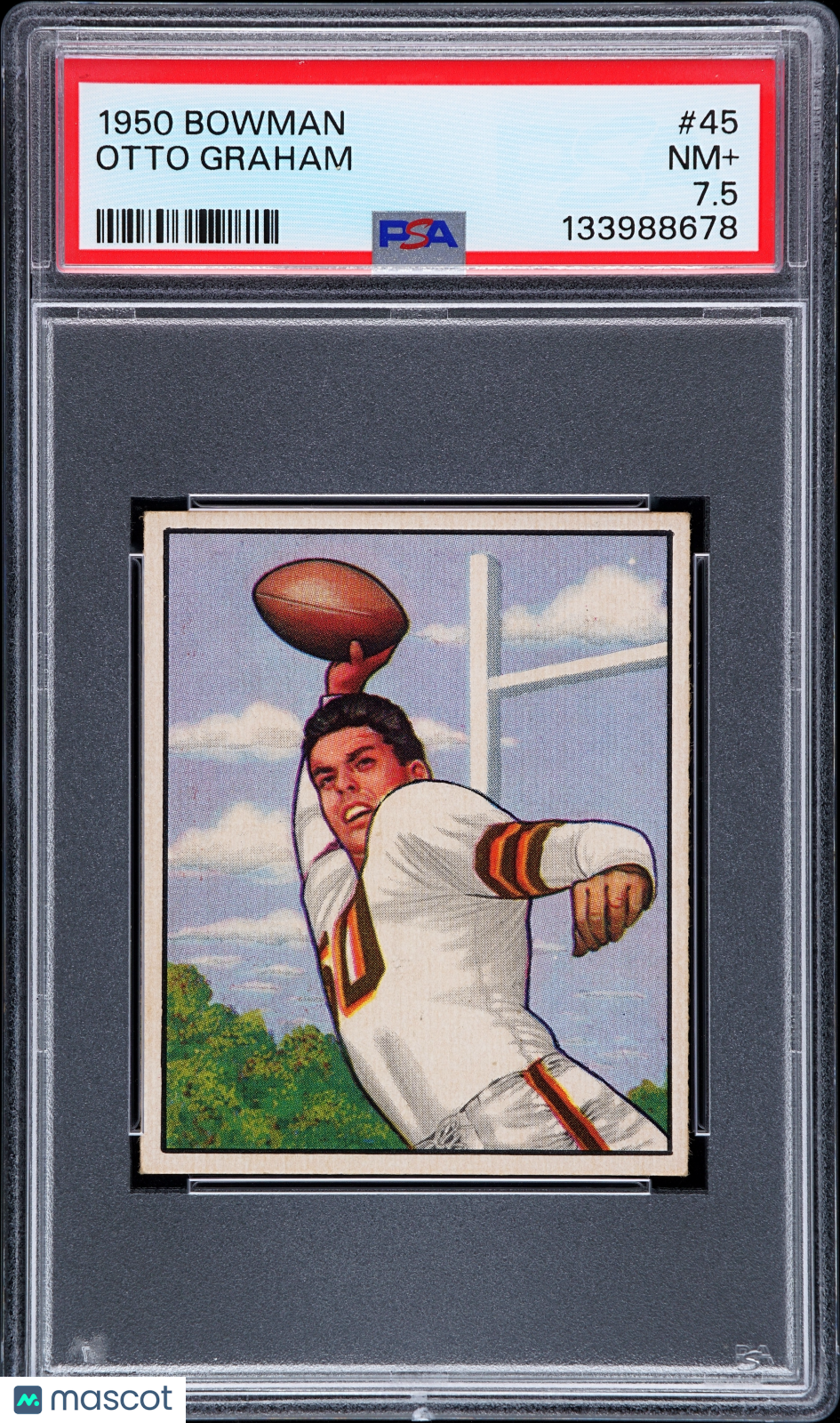 1950 Bowman Otto Graham #45 PSA 7.5