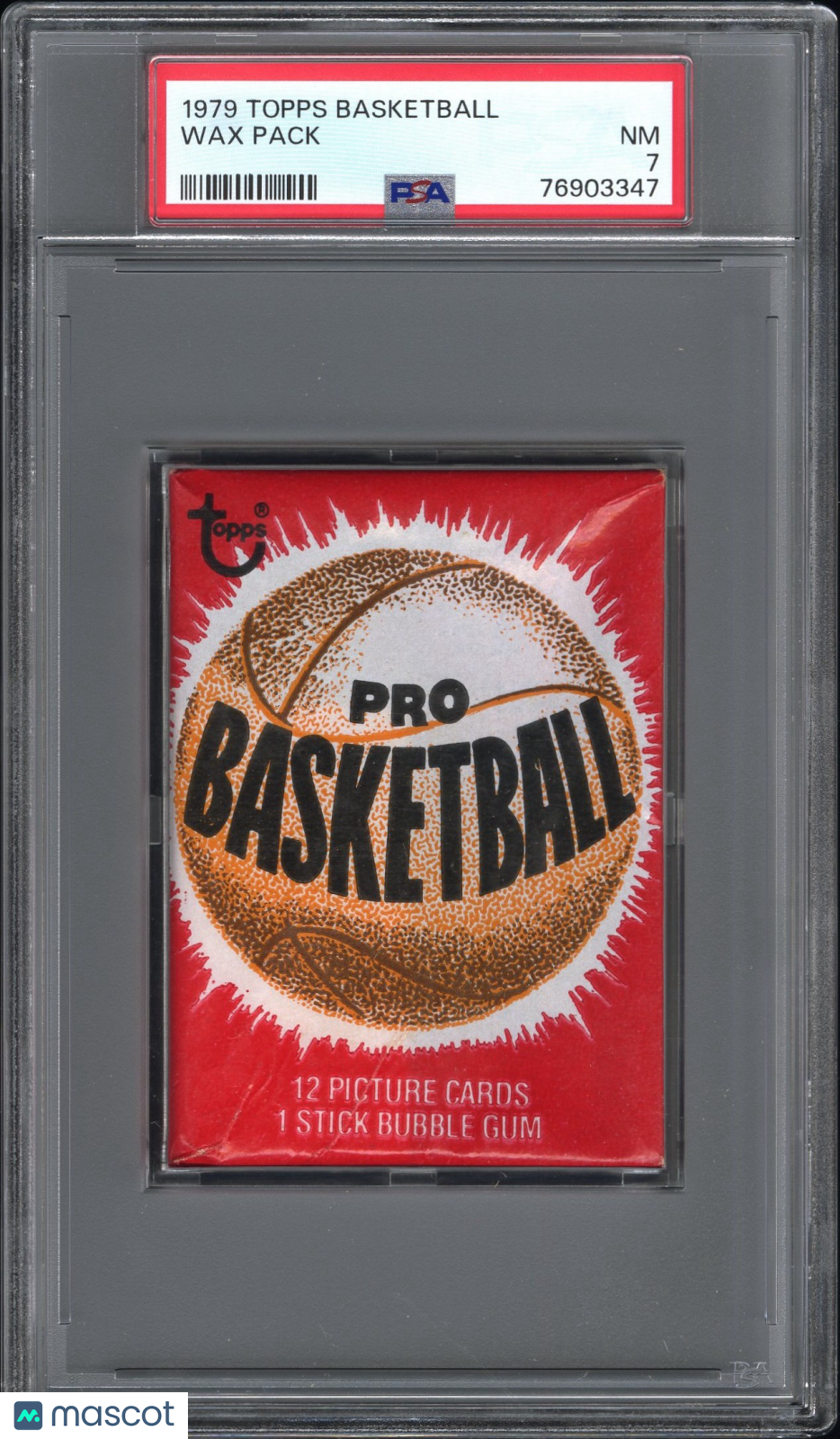 1979 Topps Basketball Pack PSA 7