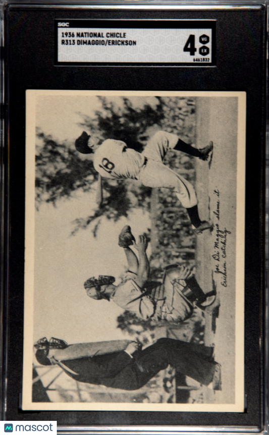 1936 National Chicle (R313) Erickson Dimaggio SGC 4