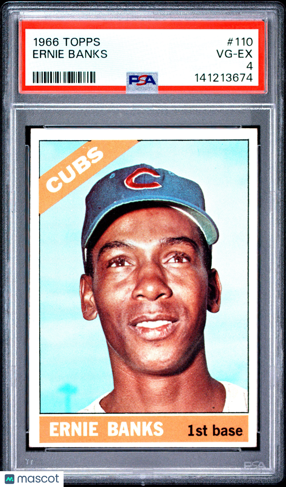 1966 Topps Ernie Banks #110 PSA 4