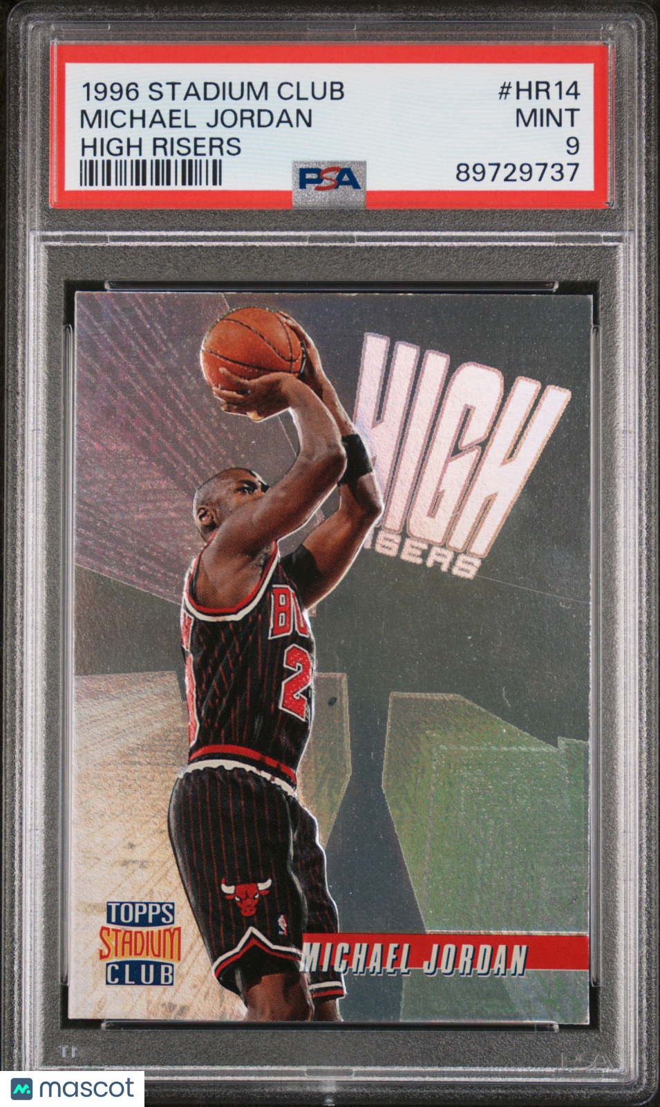 1996 Stadium Club High Risers Michael Jordan #HR14 PSA 9