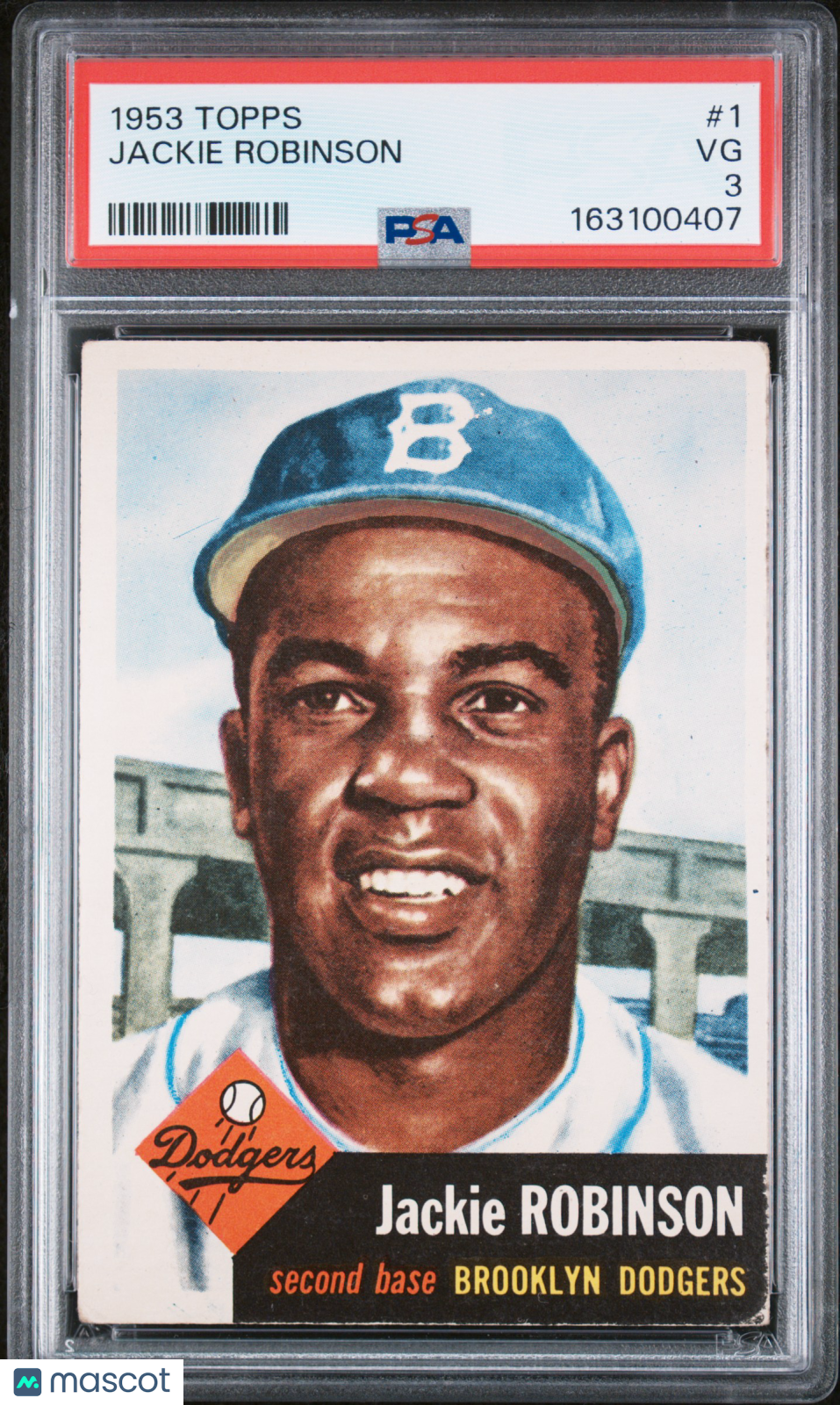 1953 Topps Jackie Robinson #1 PSA 3