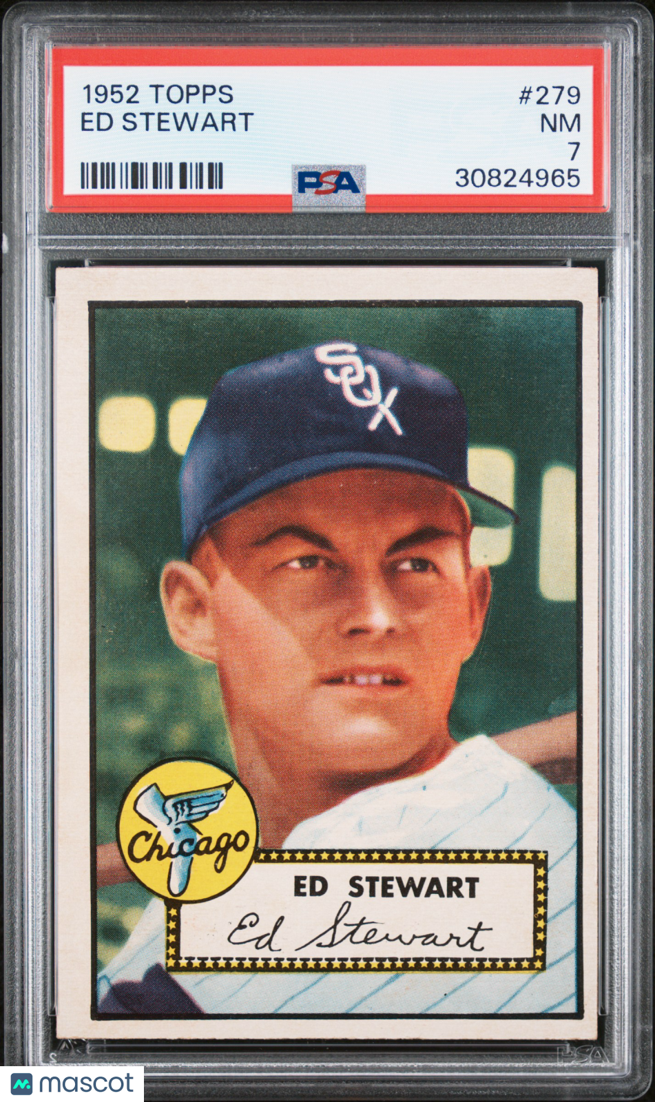 1952 Topps Ed Stewart #279 PSA 7
