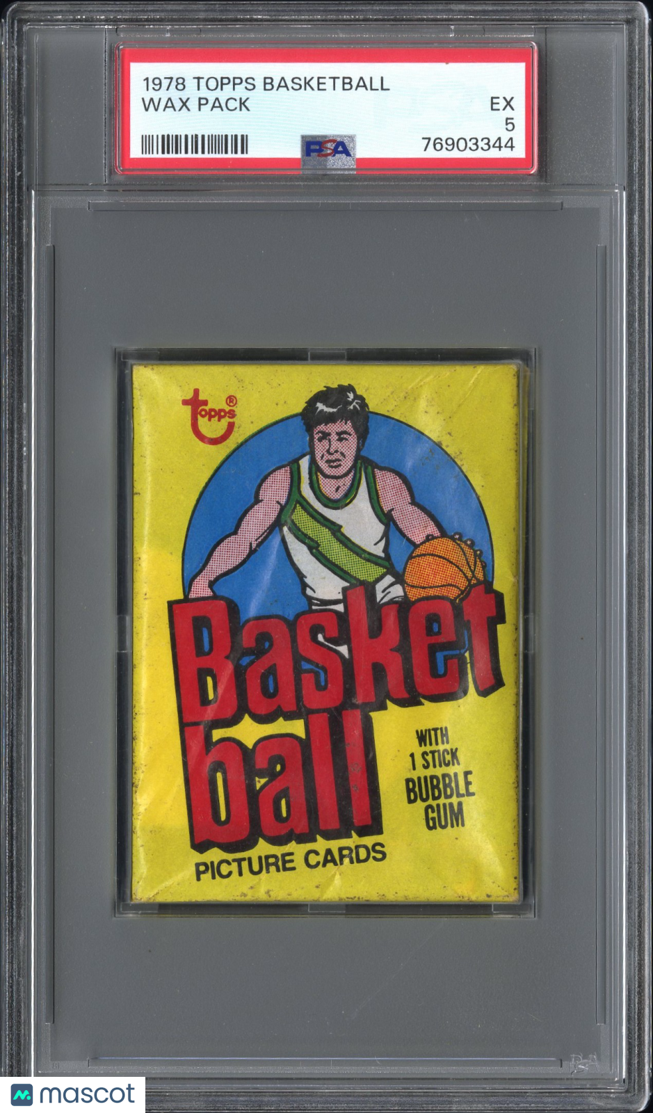 1978 Topps Basketball Pack PSA 5