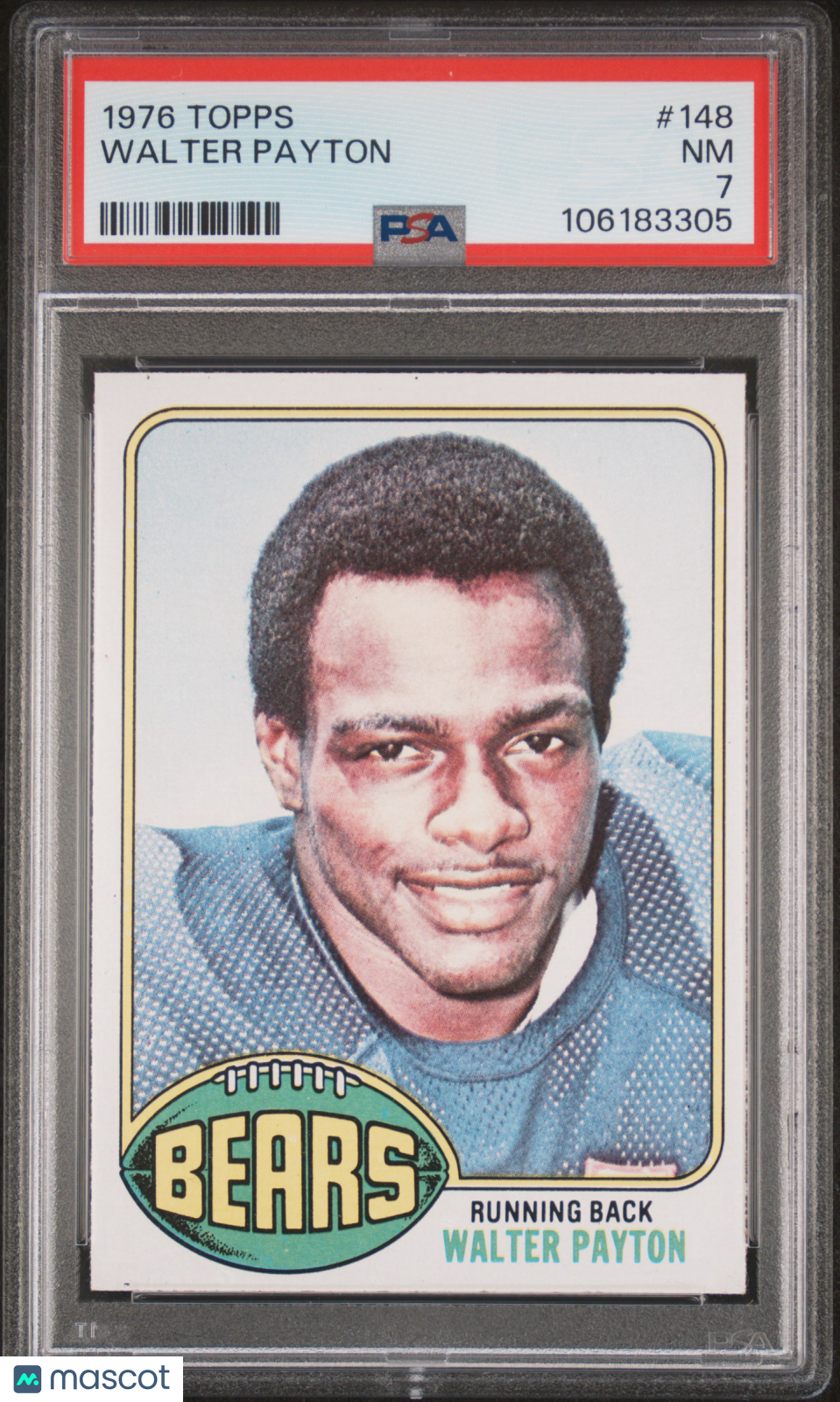 1976 Topps Walter Payton #148 PSA 7