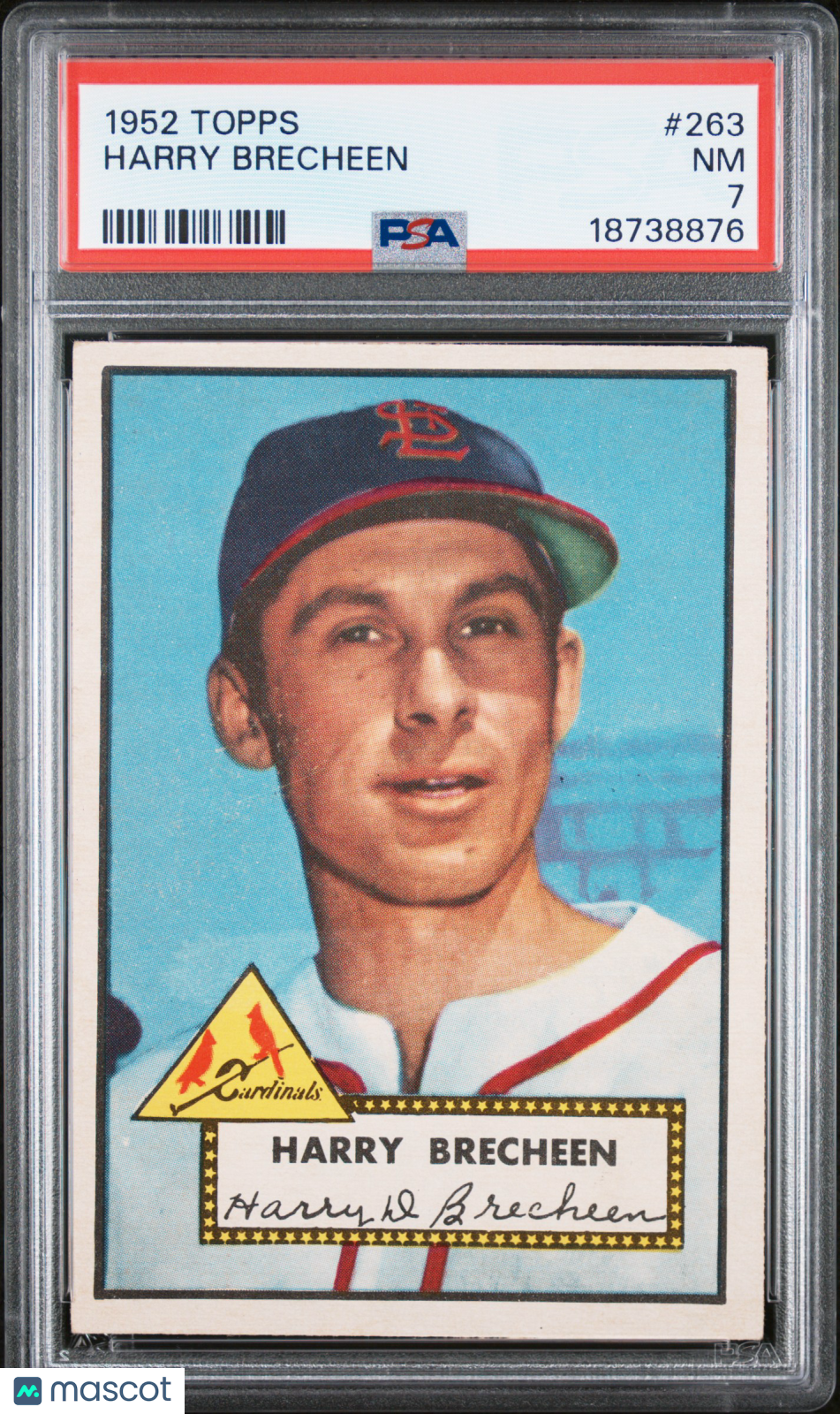 1952 Topps Harry Brecheen #263 PSA 7