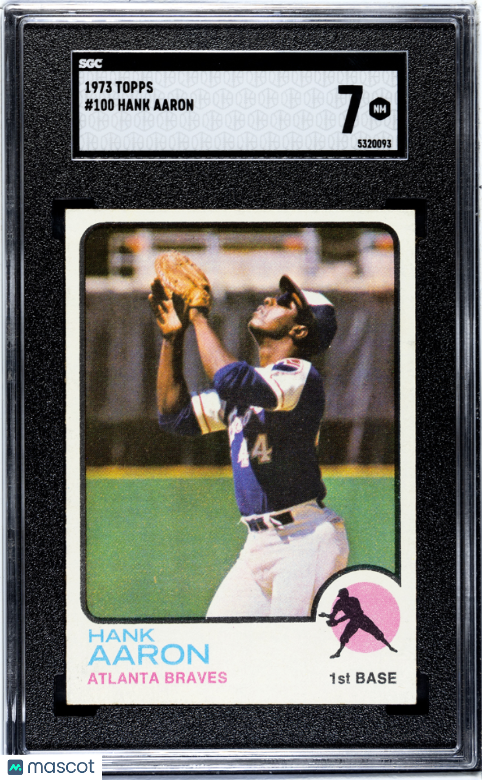 1973 Topps Hank Aaron #100 SGC 7