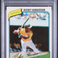 1980 Topps Rickey Henderson #482 PSA 9