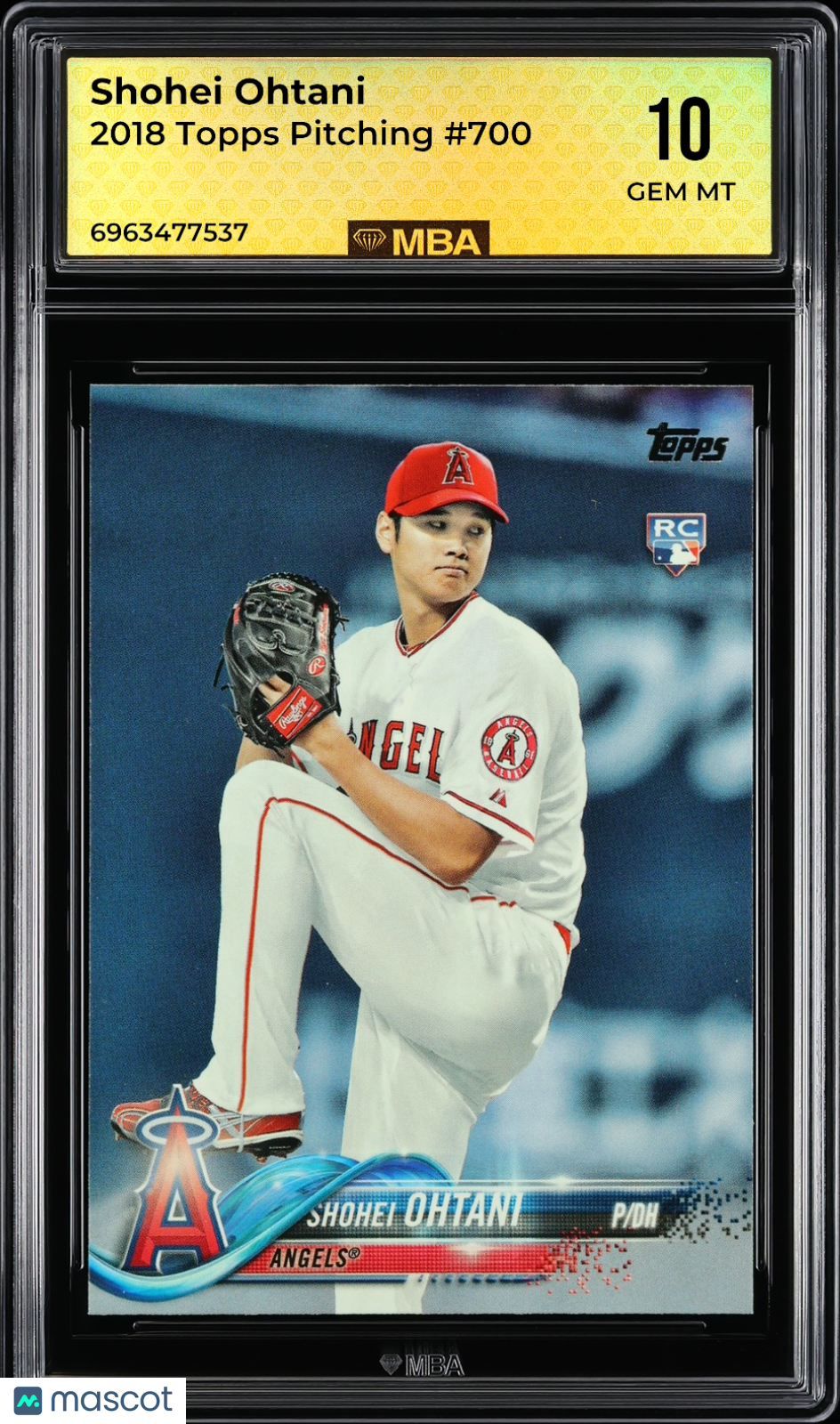 2018 Topps Shohei Ohtani #700 Pitching MBA 10