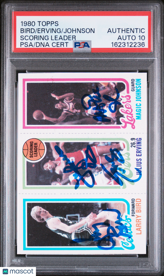 1980 Topps Scoring Leader Scoring Leader PSA A Auto 10