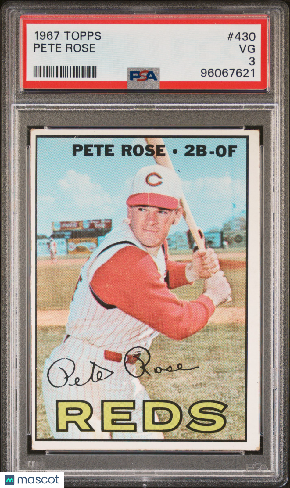 1967 Topps Pete Rose #430 PSA 3