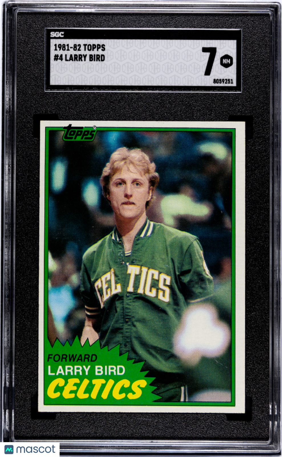 1981 Topps Larry Bird #4 SGC 7