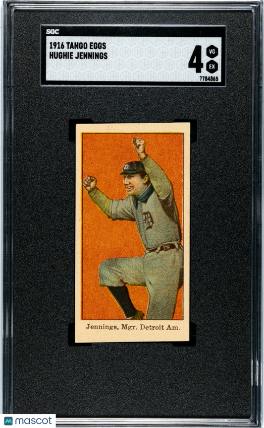 1916 Tango Eggs Hughie Jennings SGC 4