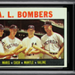 1964 Topps A.L. Bombers #331 Maris, Cash, Mantle, Kaline MBA Authentic Altered