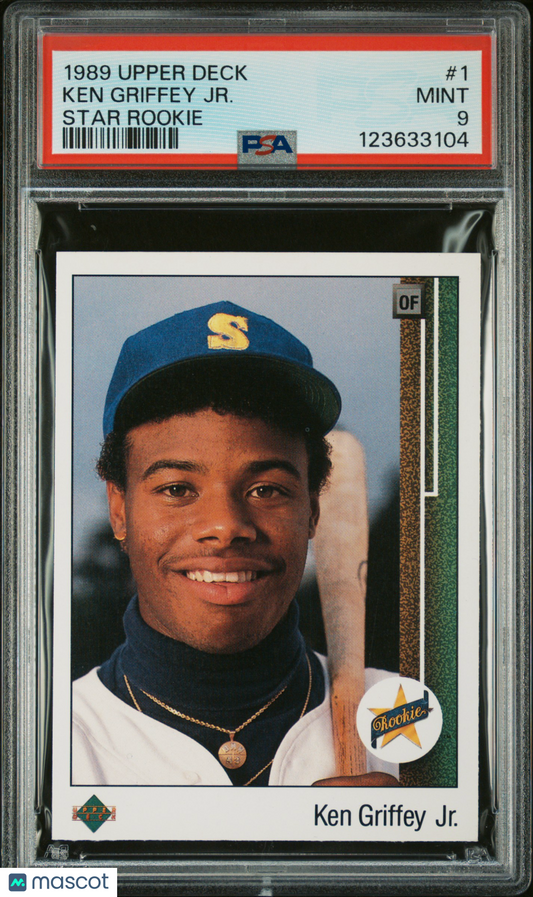 1989 Upper Deck Ken Griffey JR. #1 Star Rookie PSA 9