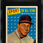 1958 Topps Stan Musial #476 All Star SGC 2.5