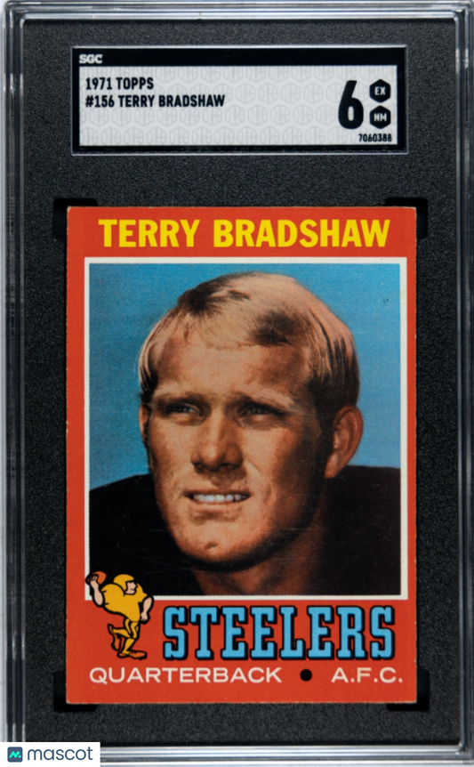 1971 Topps Terry Bradshaw #156 SGC 6