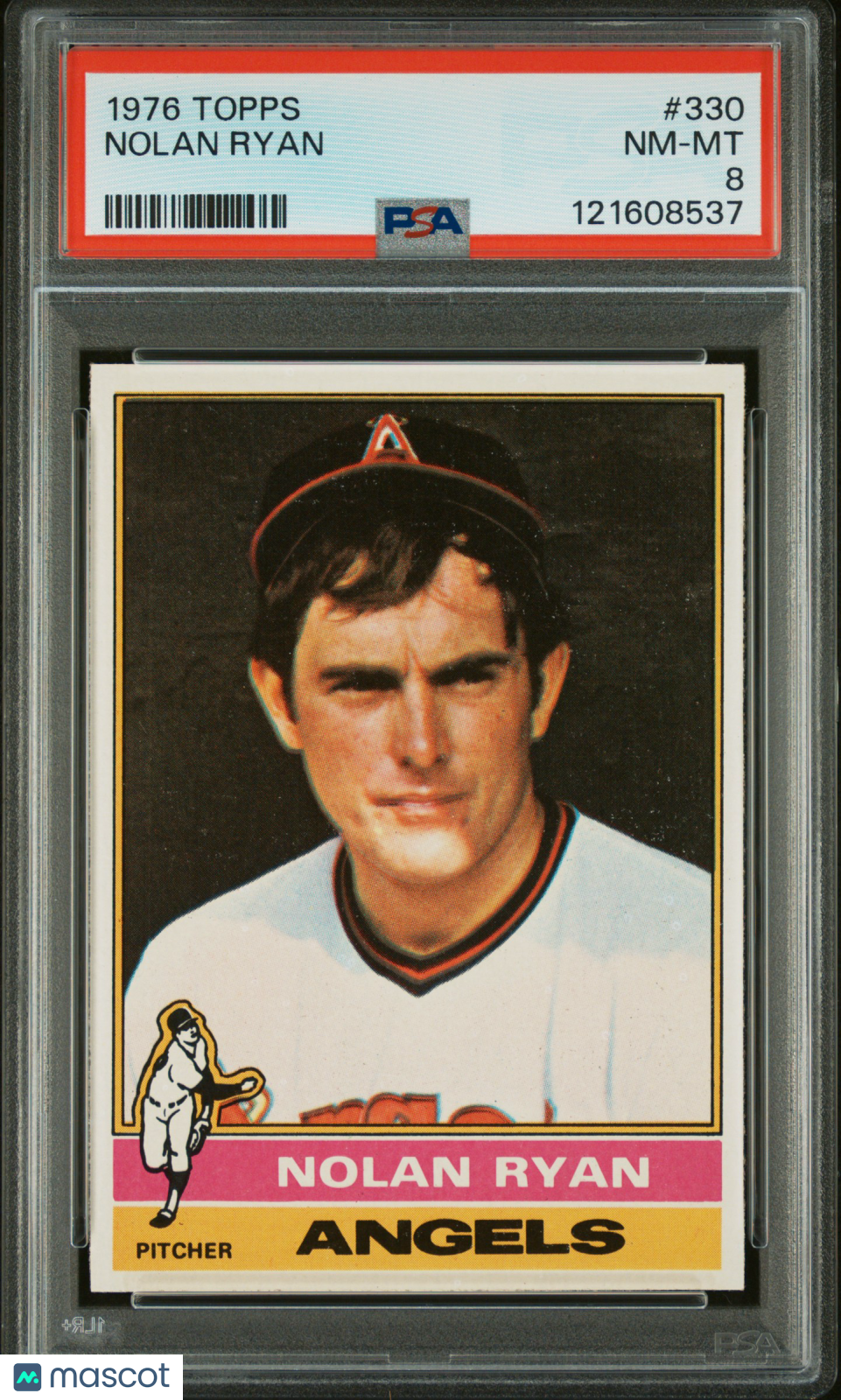 1976 Topps Nolan Ryan #330 PSA 8